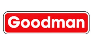 Goodman logo in red color