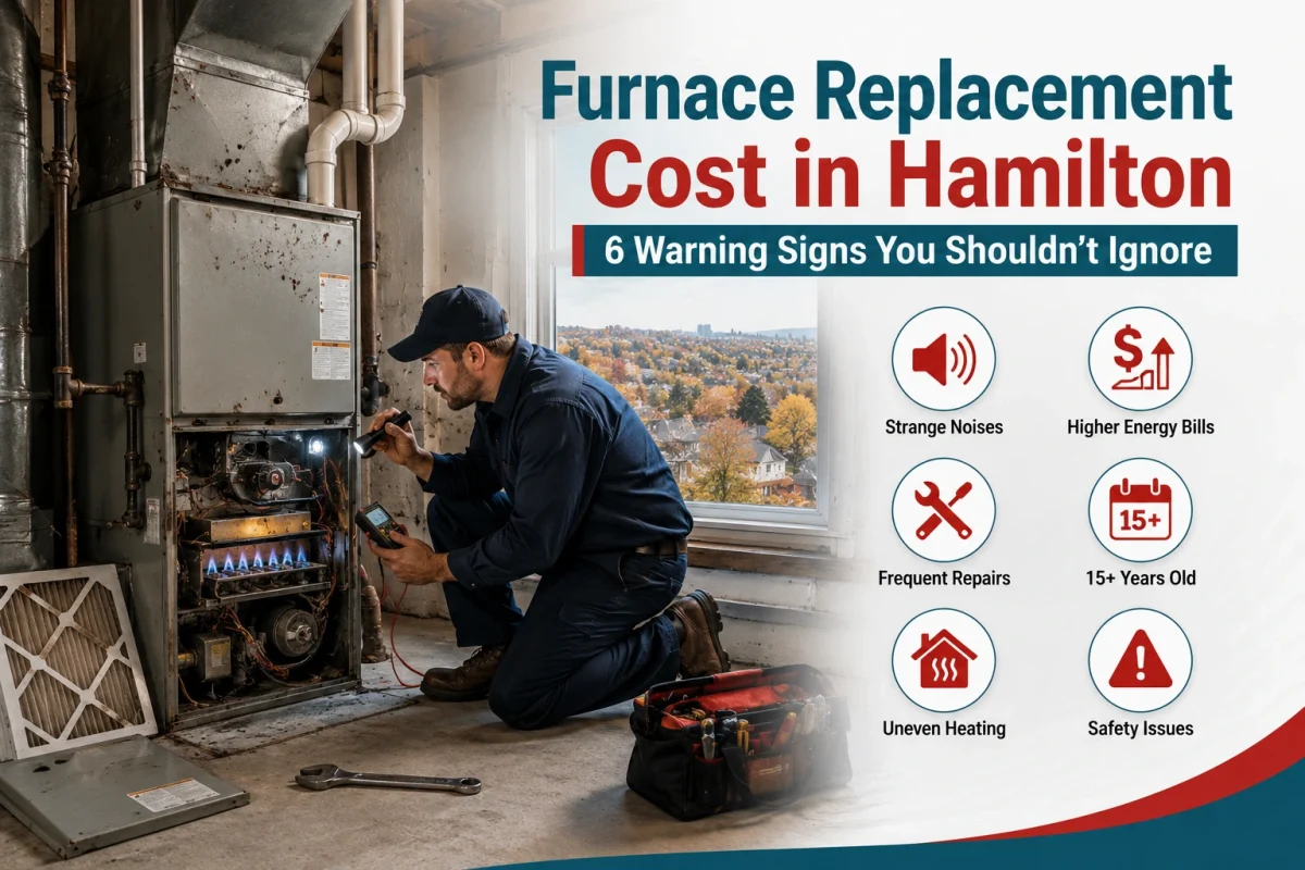 Wondering about furnace replacement cost in Hamilton? See real price ranges, 6 warning signs, and a simple way to decide: repair or replace.