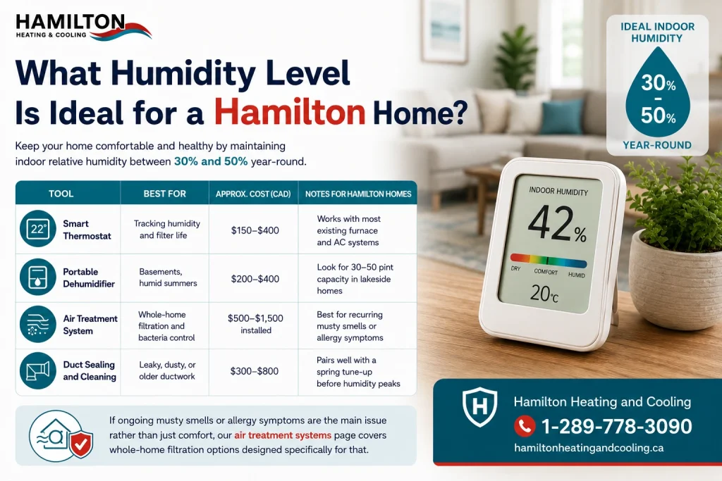 What Humidity Level Is Ideal for a Hamilton Home