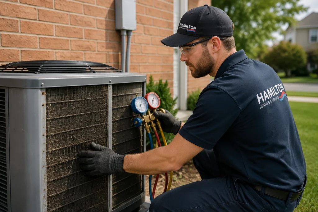 AC Running Constantly — Hamilton HVAC Inspection AC Running Constantly During a Hamilton Summer? Here’s When It’s Normal — and When It’s Not
